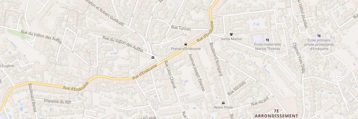 Plan du 219B Rue d’endoume à Marseille 7e Arrondissement