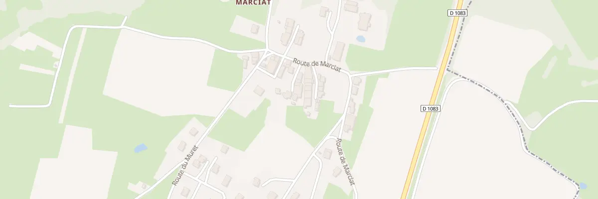 Plan du 5111 Marciat à Joudes