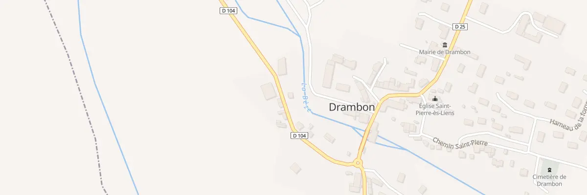 Plan du 8 Rue du Déversoir à Drambon