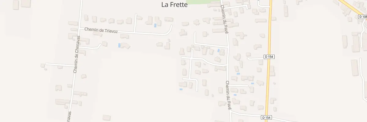 Plan du 8 Che du Pavé à La Frette