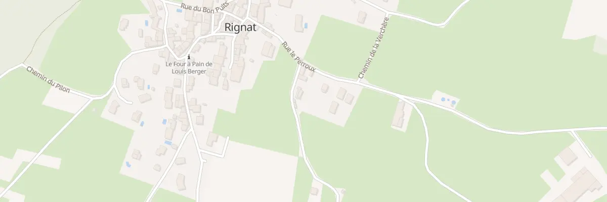 Plan du 83 Le Perroux à Bohas-Meyriat-Rignat
