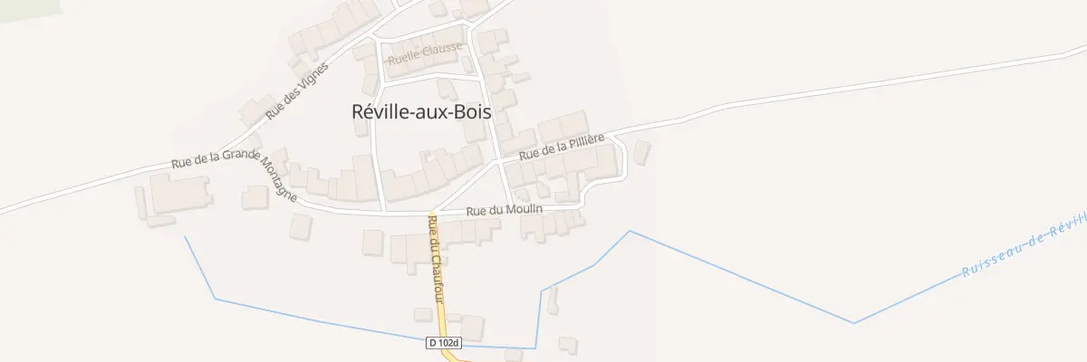 Plan du 2B Rue de la Pilliere à Réville-aux-Bois
