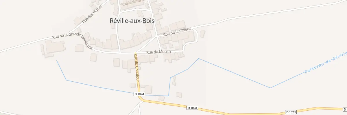 Plan du 8B Rue du Moulin à Réville-aux-Bois