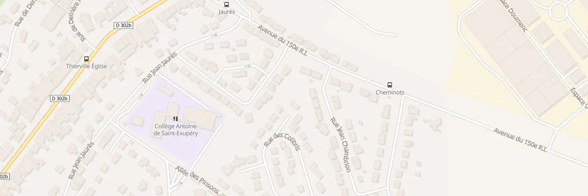 Plan du 3 All des Fauvettes à Thierville-sur-Meuse