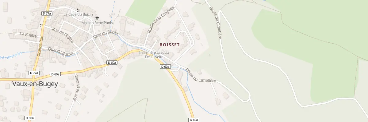 Plan du 14B Rue de Boisset à Vaux-en-Bugey