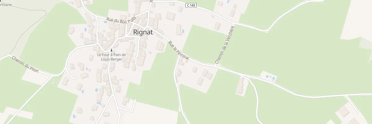 Plan du 122 Le Perroux à Bohas-Meyriat-Rignat