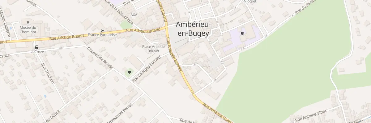 Plan du 1 Rue Gabriel Vicaire à Ambérieu-en-Bugey