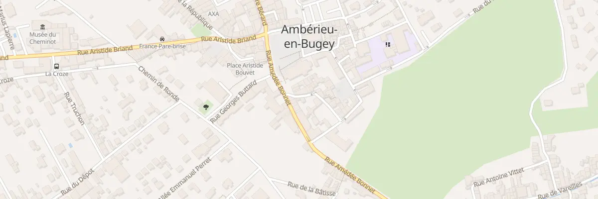 Plan du 4 Rue Gabriel Vicaire à Ambérieu-en-Bugey