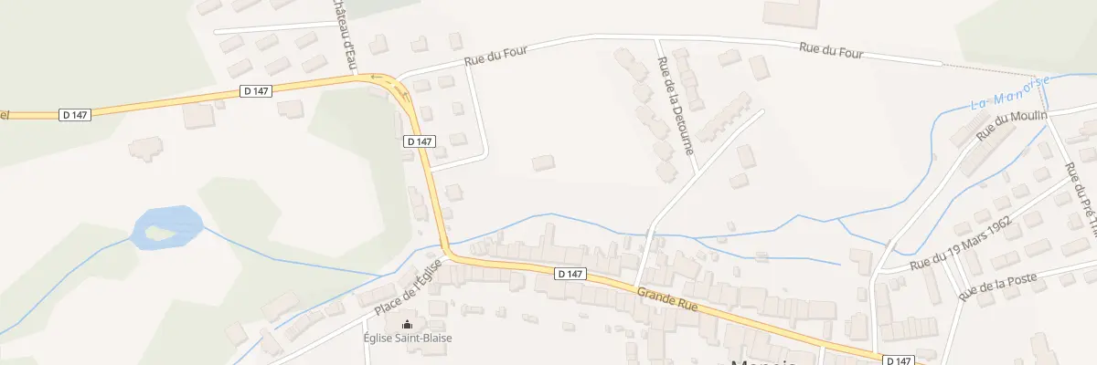 Plan du 2 Rue des Charmes à Manois