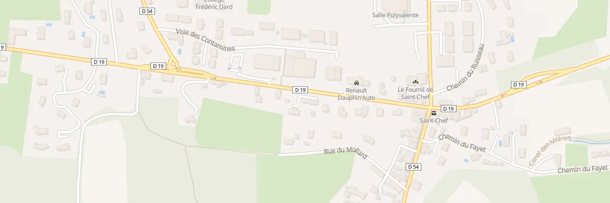 Plan du 205 Rte de Versin à Saint-Chef