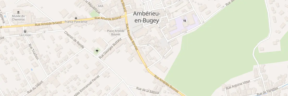 Plan du 6 Rue Gabriel Vicaire à Ambérieu-en-Bugey
