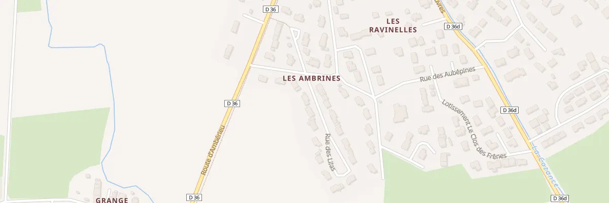 Plan du 3 Rue des Lilas à Ambronay