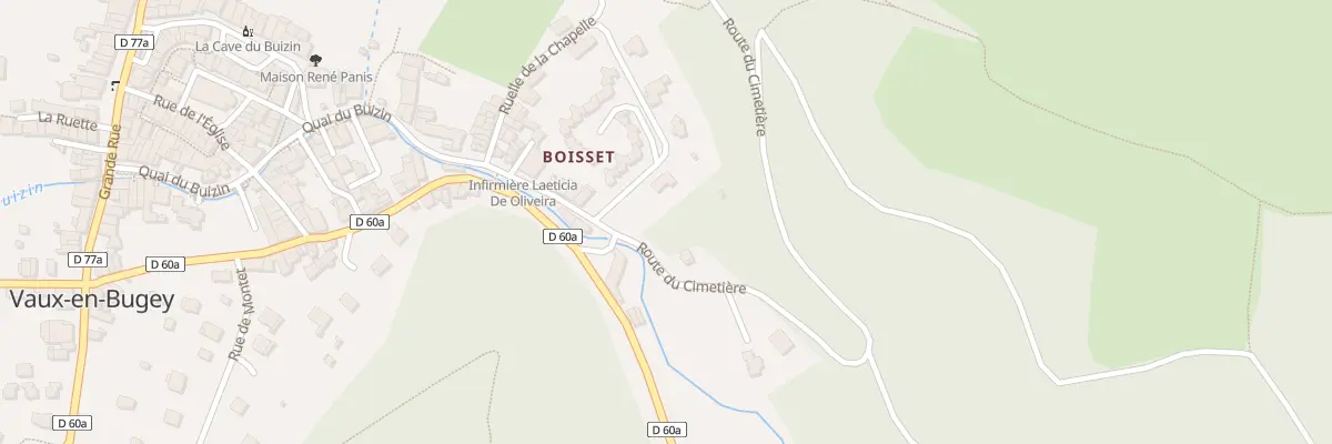 Plan du 449 Quai du Buizin à Vaux-en-Bugey