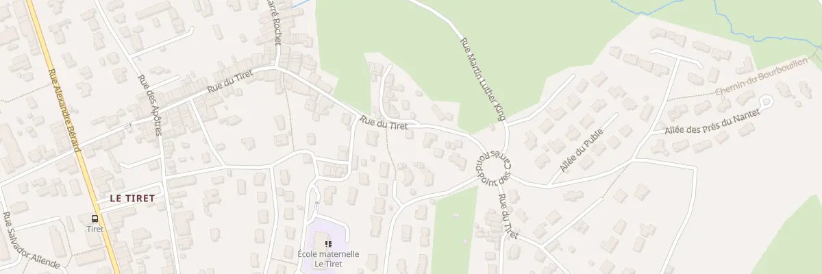 Plan du 84 Rue du Tiret à Ambérieu-en-Bugey