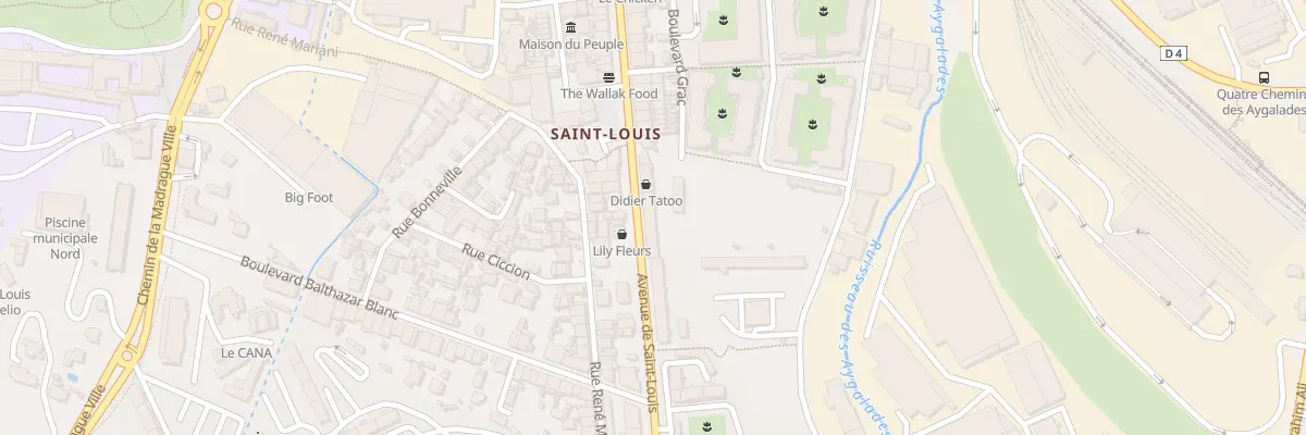 Plan du 86 Av de Saint Louis à Marseille 15e Arrondissement