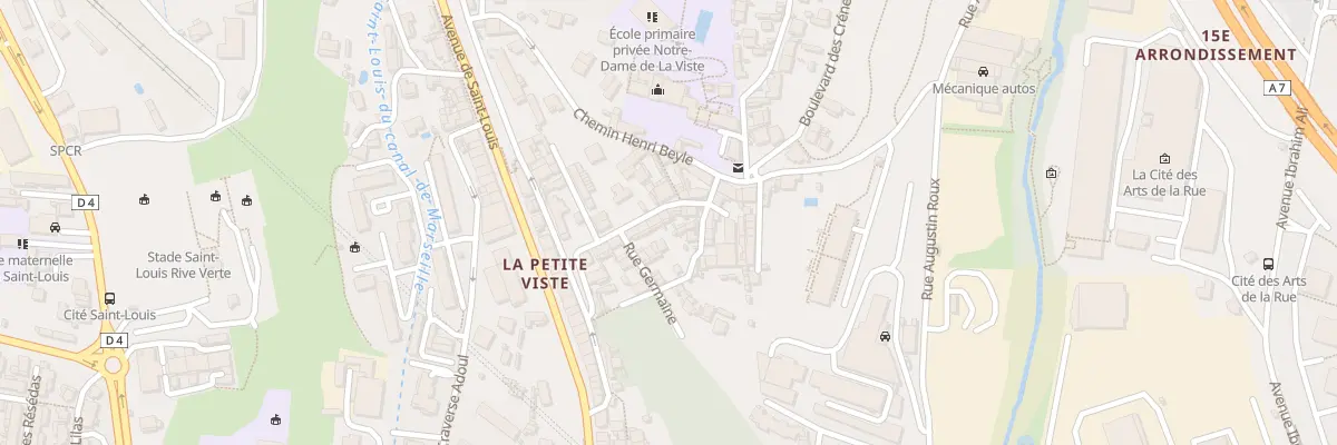 Plan du 20 Bd Catrano à Marseille 15e Arrondissement