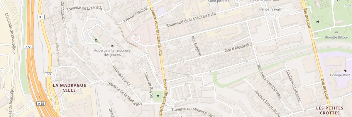 Plan du 52 Rue d’alexandrie à Marseille 15e Arrondissement