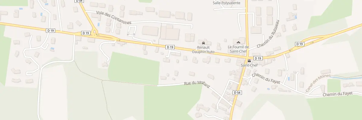 Plan du 7 Rte de Versin à Saint-Chef