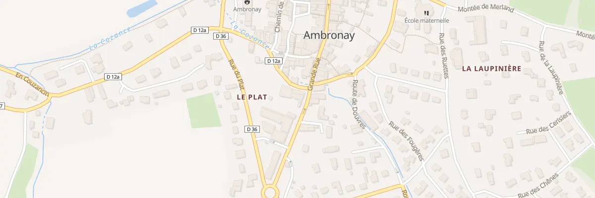 Plan du 110 Gr Grande Rue à Ambronay