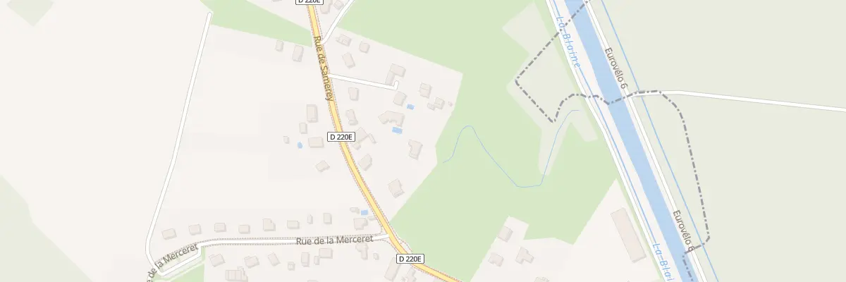 Plan du 19E Rue de Samerey à Abergement-la-Ronce