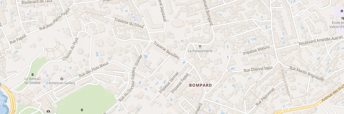 Plan du 1 Rue des flots bleus à Marseille 7e Arrondissement