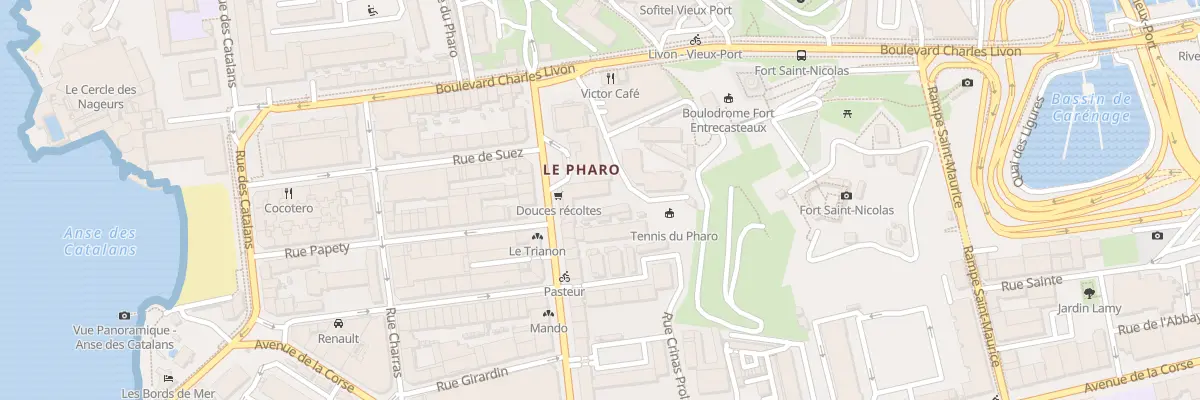 Plan du 17 Av Pasteur à Marseille 7e Arrondissement