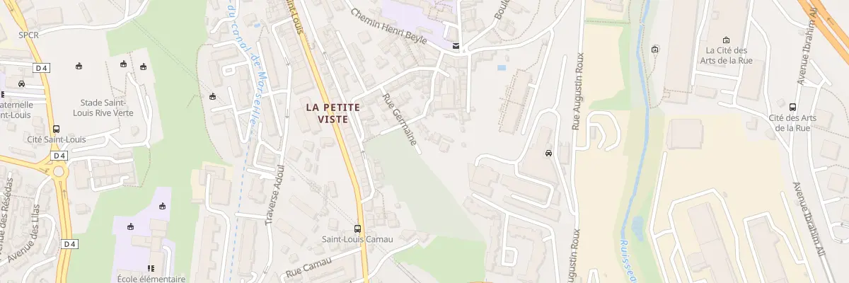 Plan du 9 Rue germaine à Marseille 15e Arrondissement