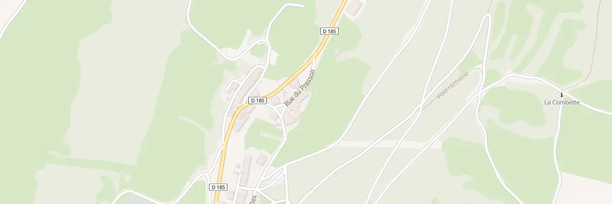 Plan du 38 Rue du Pressoir aux Trois-Châteaux