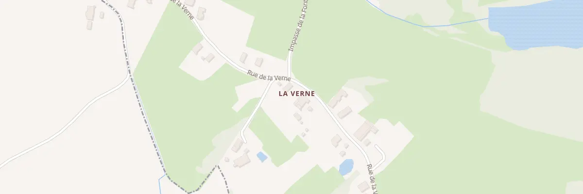 Plan du 13 Rue de la Verne à Mouthier-en-Bresse