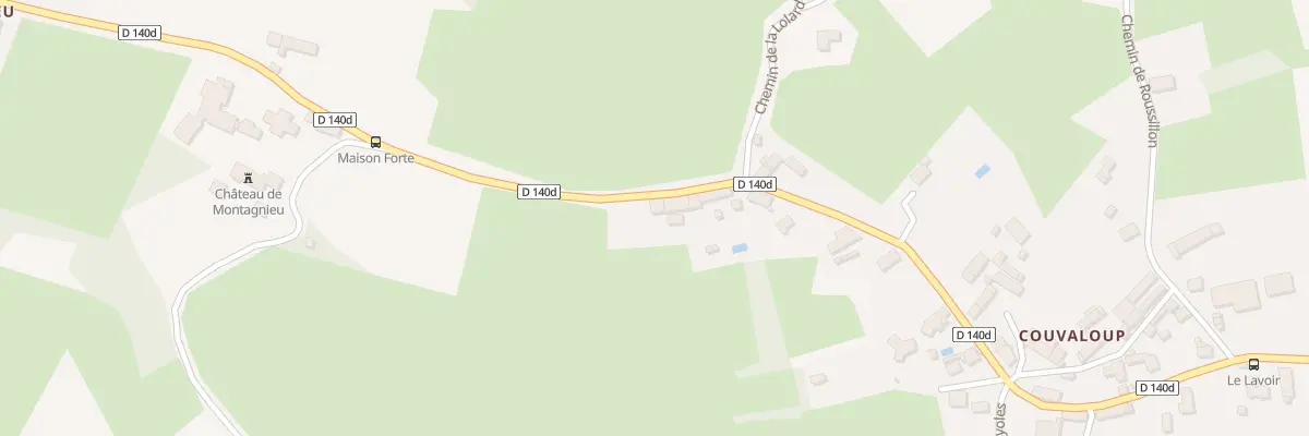 Plan du 34 Rte de Sablonnières à Soleymieu