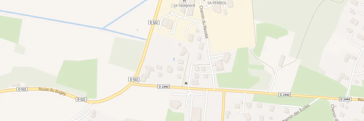 Plan du 133D Rte de Sermerieu à Salagnon