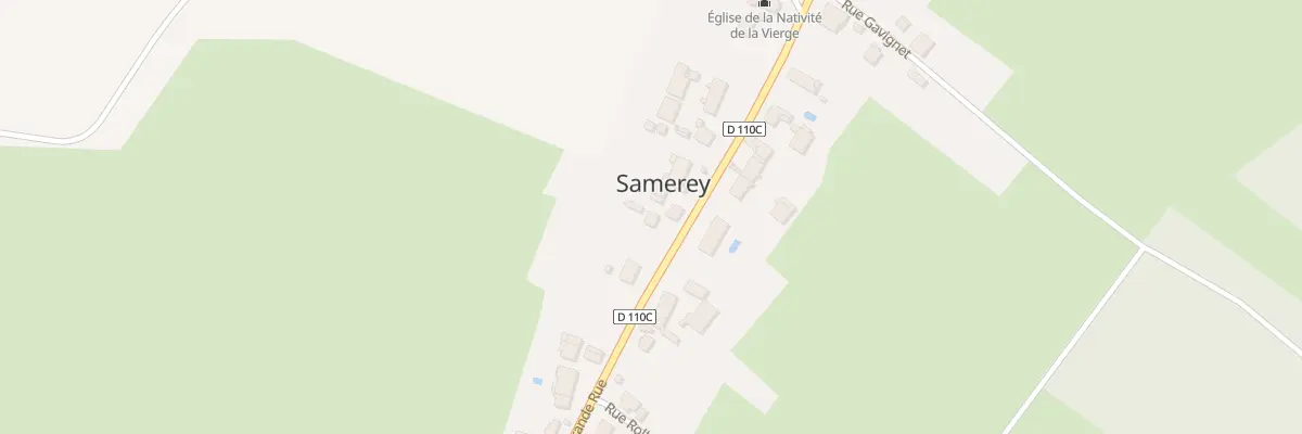 Plan du 24 Grande Rue à Samerey