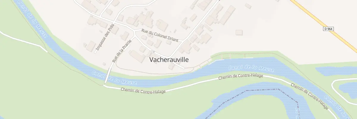 Plan du 1 Rue de la Hermeliere à Vacherauville