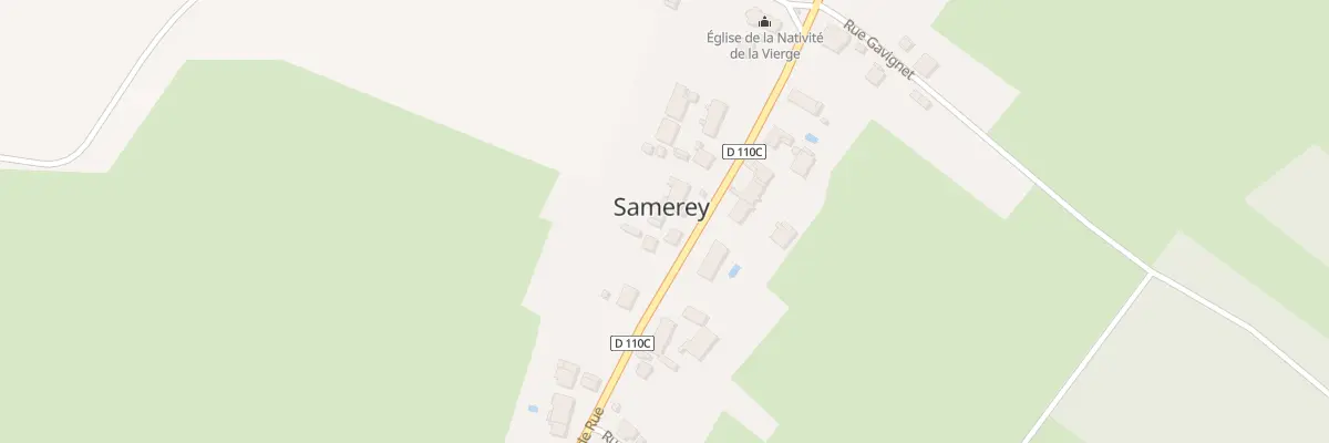 Plan du 22 Grande Rue à Samerey