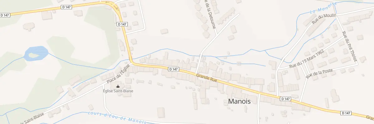 Plan du 15 Grande Rue à Manois