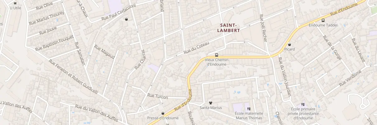 Plan du 200 Rue d’endoume à Marseille 7e Arrondissement