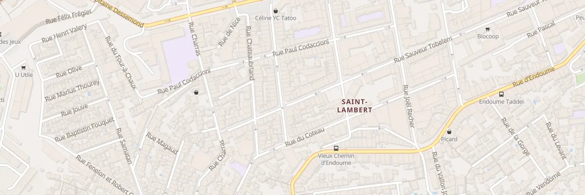 Plan du 68 Rue sauveur tobelem à Marseille 7e Arrondissement