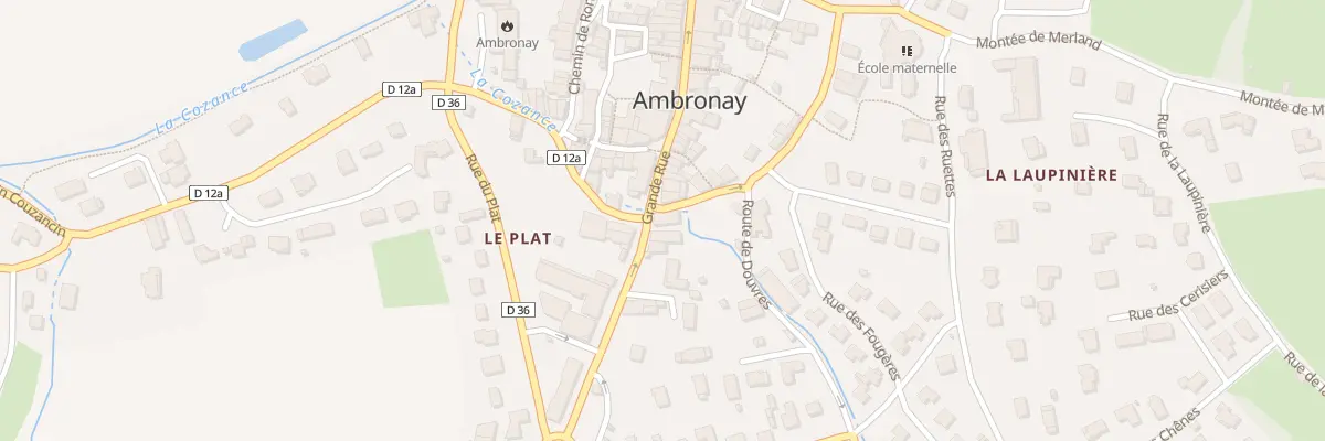 Plan du 119 Gr Grande Rue à Ambronay
