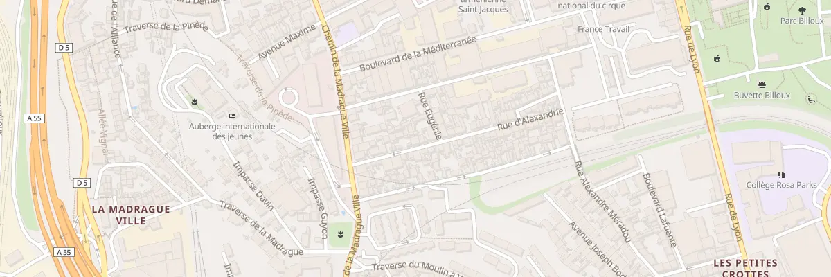 Plan du 42 Rue d’alexandrie à Marseille 15e Arrondissement