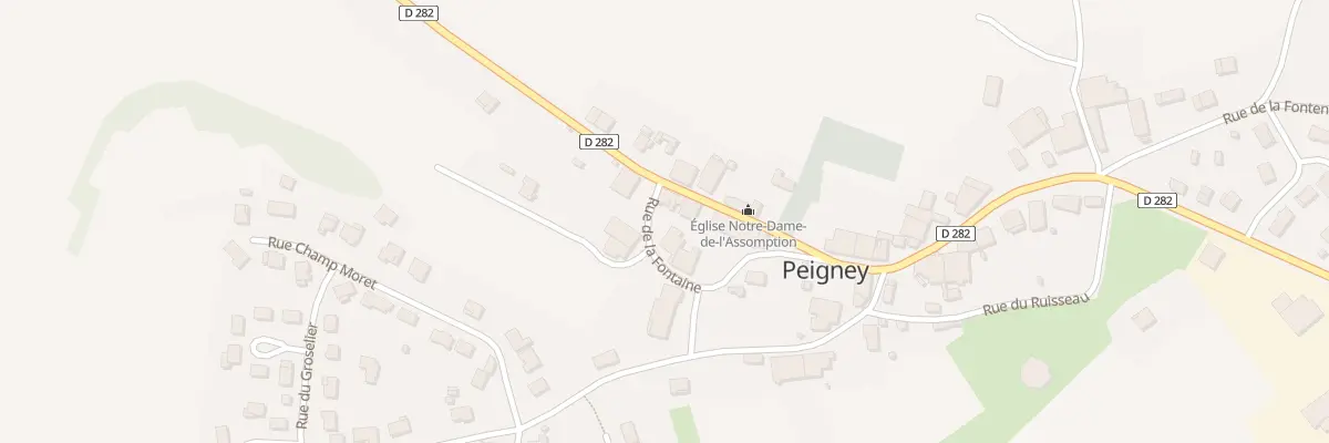 Plan du 5 Rue Nicolas Blanchard à Peigney