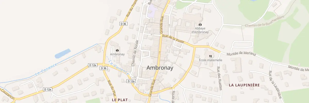 Plan du 82 Gr Grande Rue à Ambronay