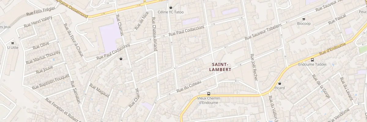 Plan du 66 Rue sauveur tobelem à Marseille 7e Arrondissement