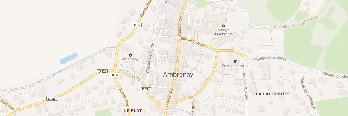 Plan du 84 Gr Grande Rue à Ambronay