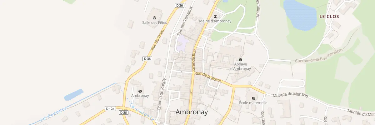 Plan du 56 Gr Grande Rue à Ambronay