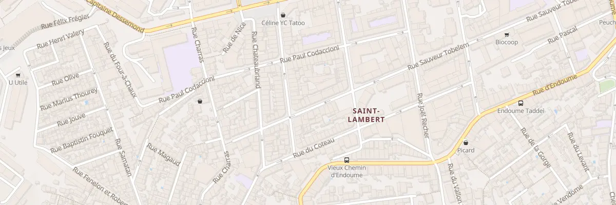 Plan du 64 Rue sauveur tobelem à Marseille 7e Arrondissement