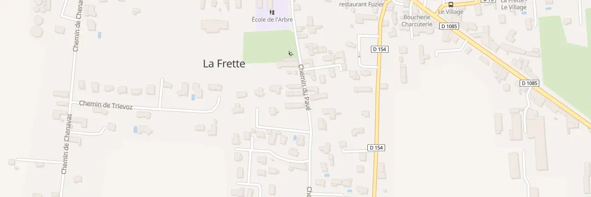 Plan du 218 Che du Pavé à La Frette