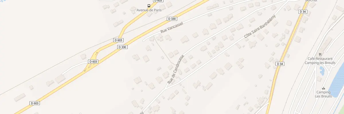 Plan du 32 Rue de Cendrousse à Verdun