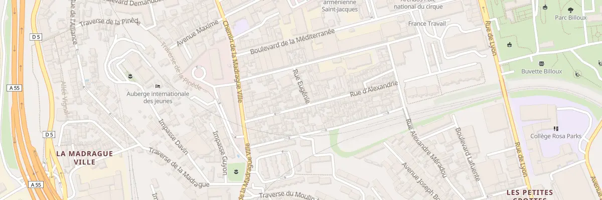 Plan du 38 Rue d’alexandrie à Marseille 15e Arrondissement