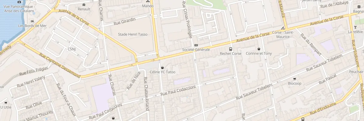 Plan du 75 Av de la Corse à Marseille 7e Arrondissement