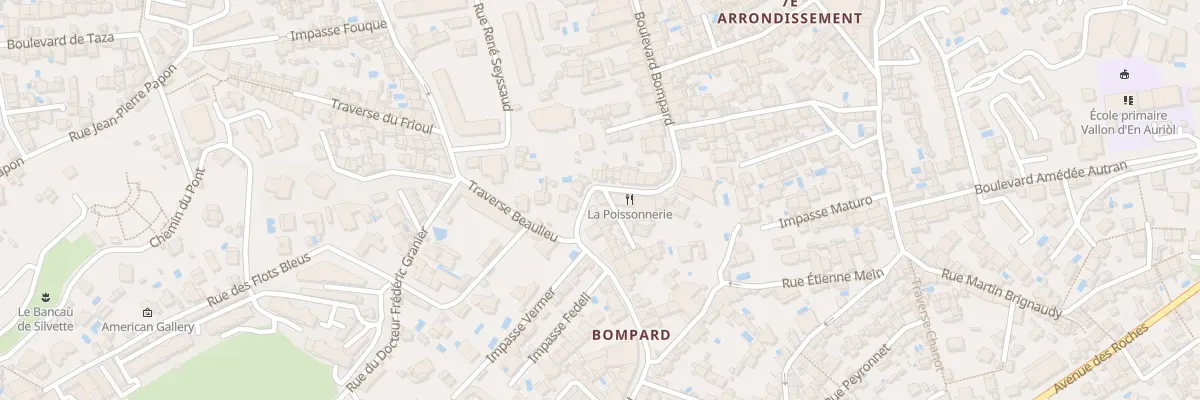 Plan du 87 Bd Bompard à Marseille 7e Arrondissement